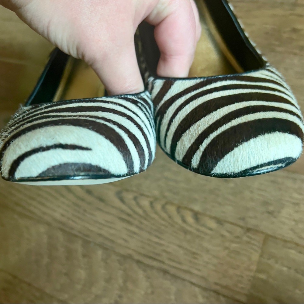 ‼️ Sold ‼️Antonio Melani Vintage Y2K Zebra Print Womens Heels - Picture 4 of 6